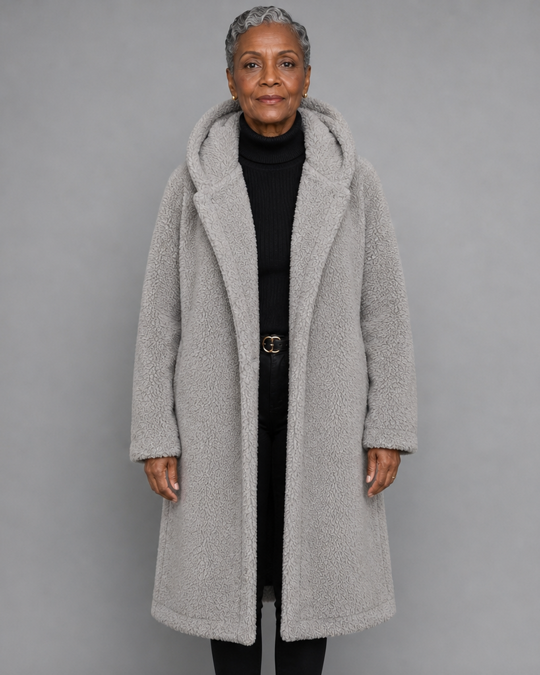 Roxanne | Long Teddy Coat