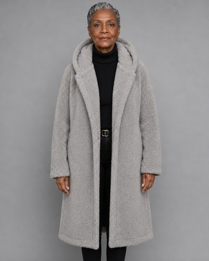 Roxanne | Long Teddy Coat