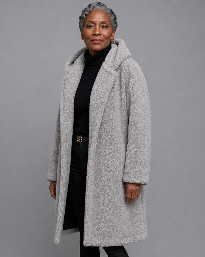 Roxanne | Long Teddy Coat