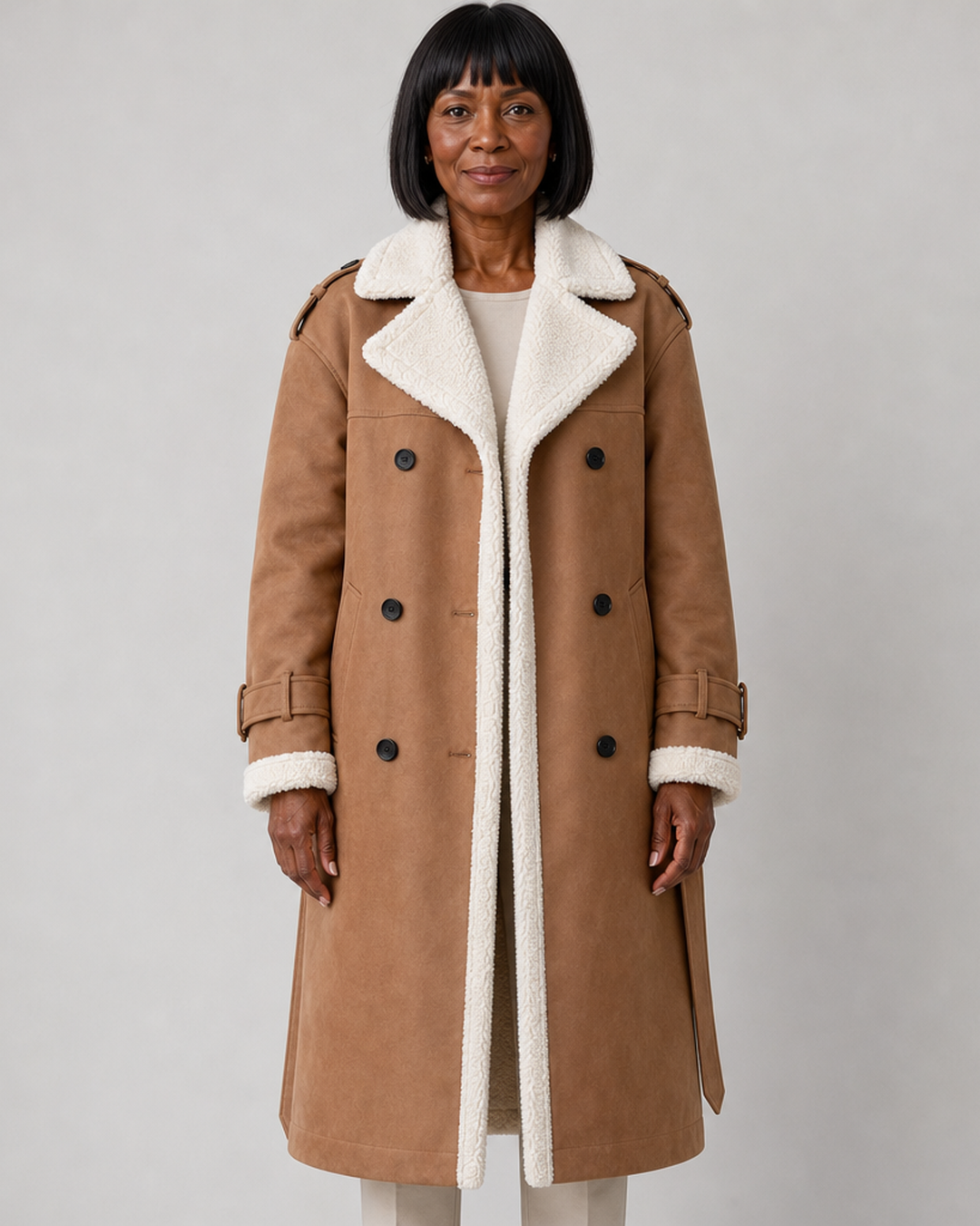 Yvette | Teddy-lined Trench Coat