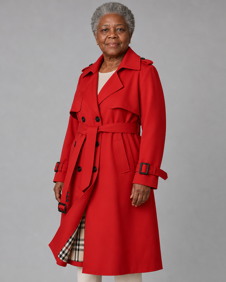 Natalia | Classic Long Trench Coat