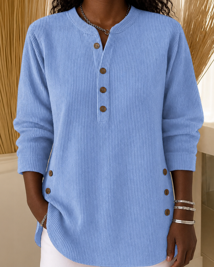 Neva | Button Henley Tunic