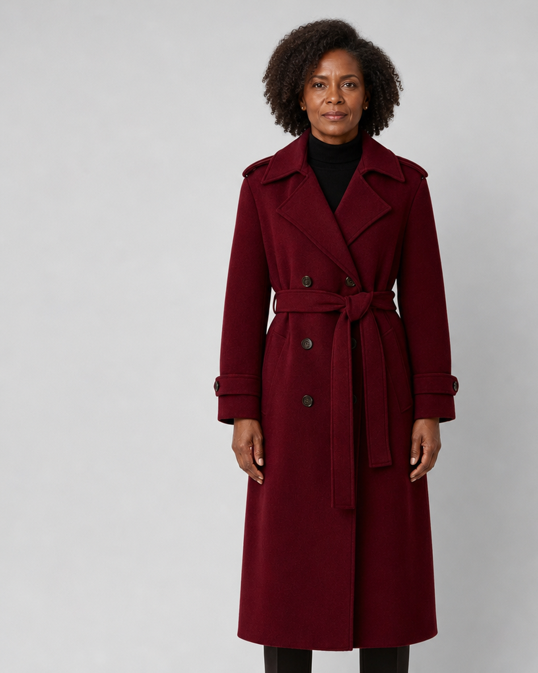 Olwen in Wine Red