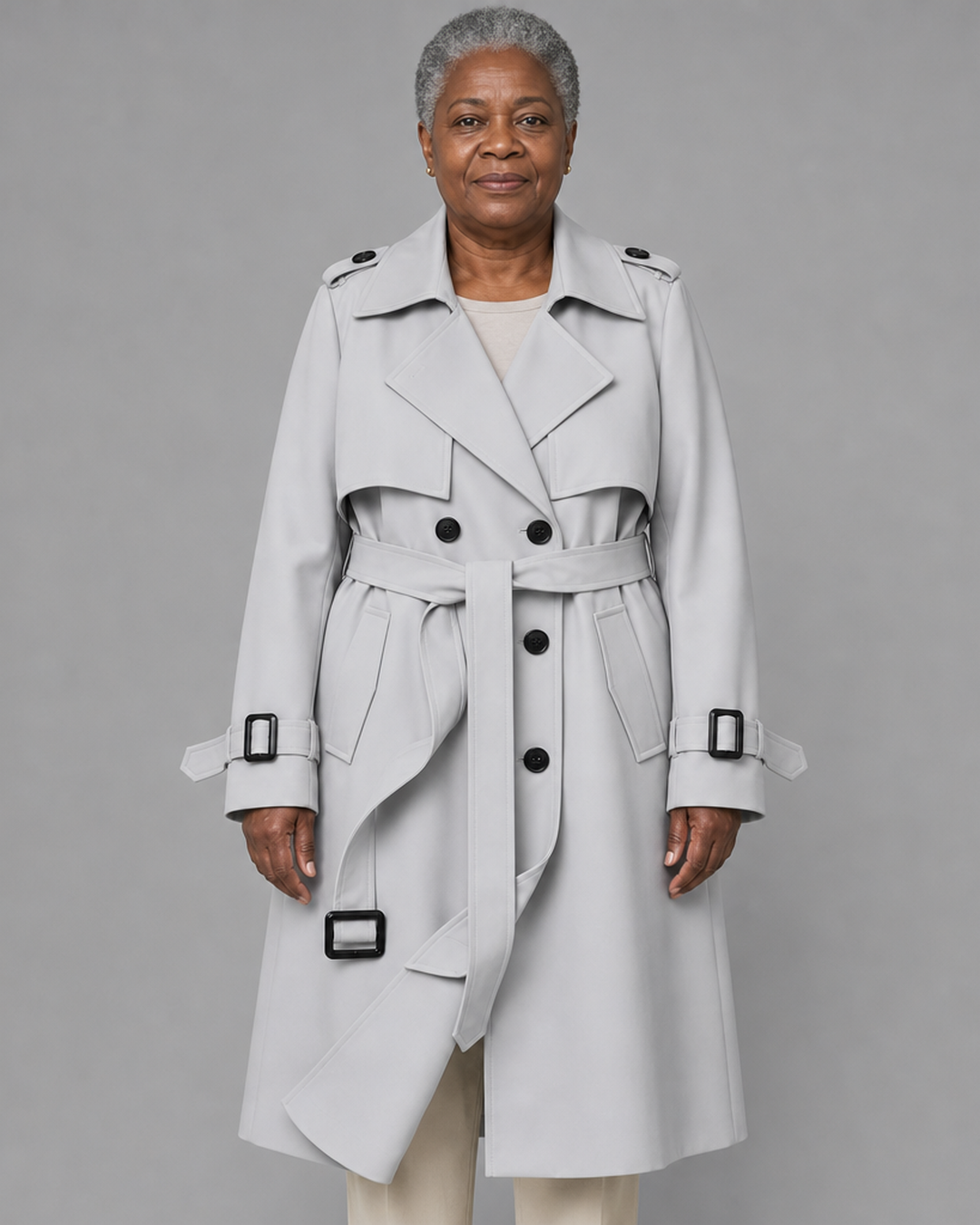 Natalia | Classic Long Trench Coat