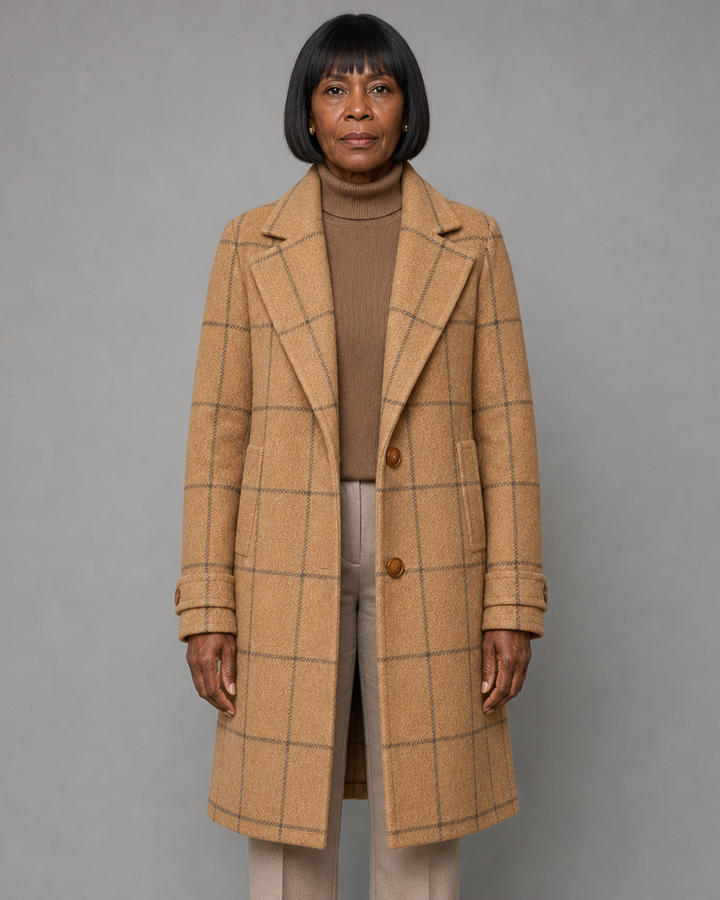 Bethany | Classic Checkered Coat