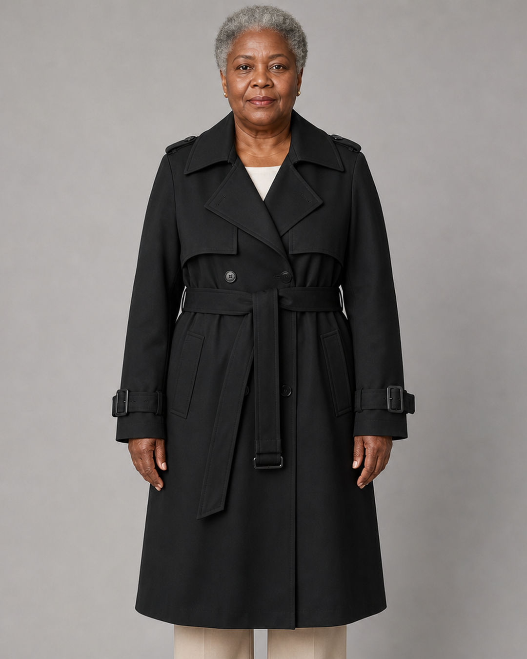 Natalia | Classic Long Trench Coat