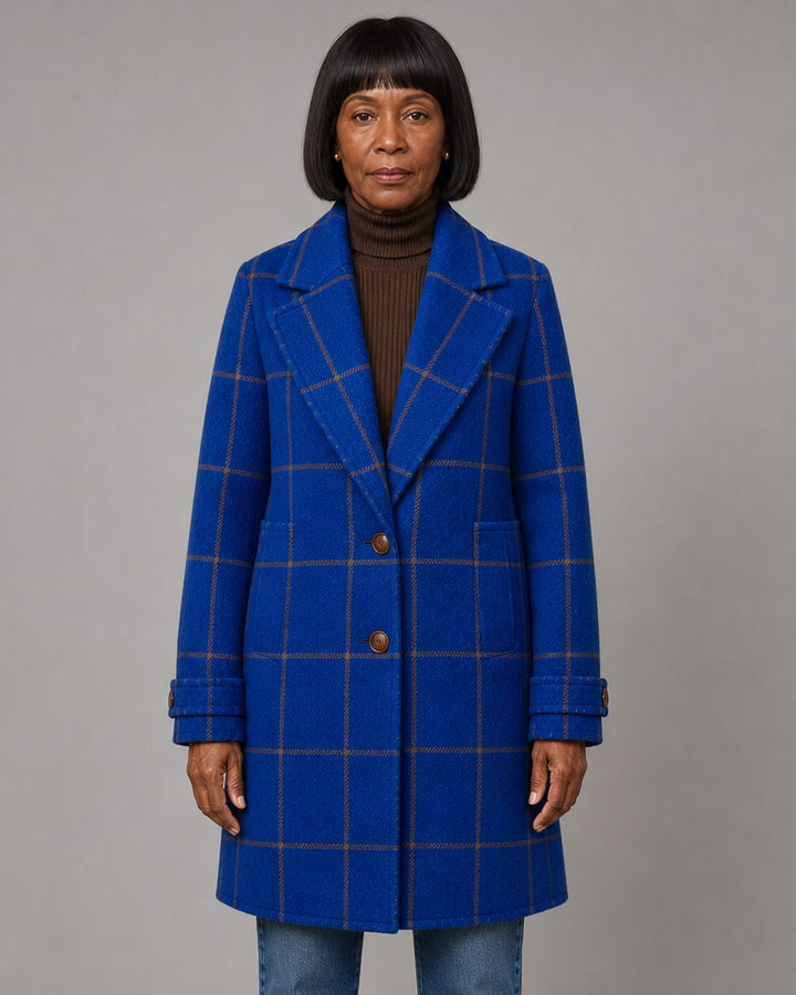 Bethany | Classic Checkered Coat