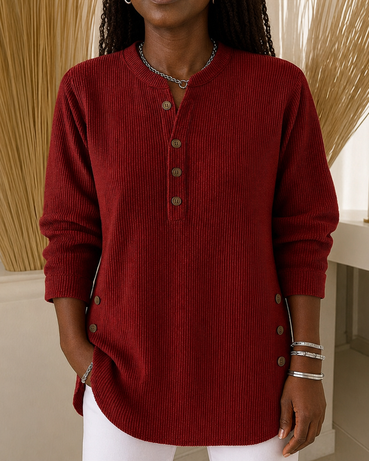 Neva | Button Henley Tunic