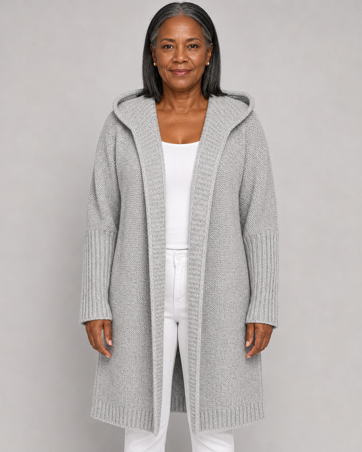 Jillian | Oversized Hooded Cardigan Coat