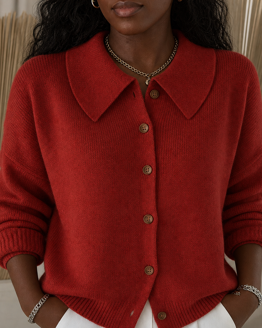Vespera | Button Collar Cardigan