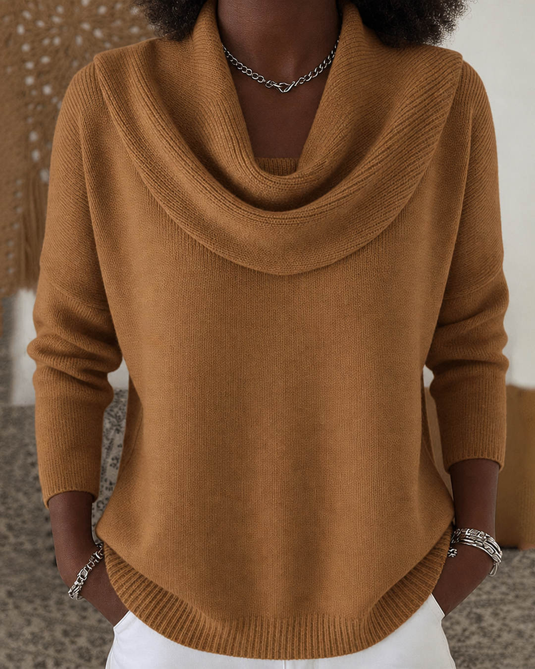 Juliette | Cowl Neck Sweater