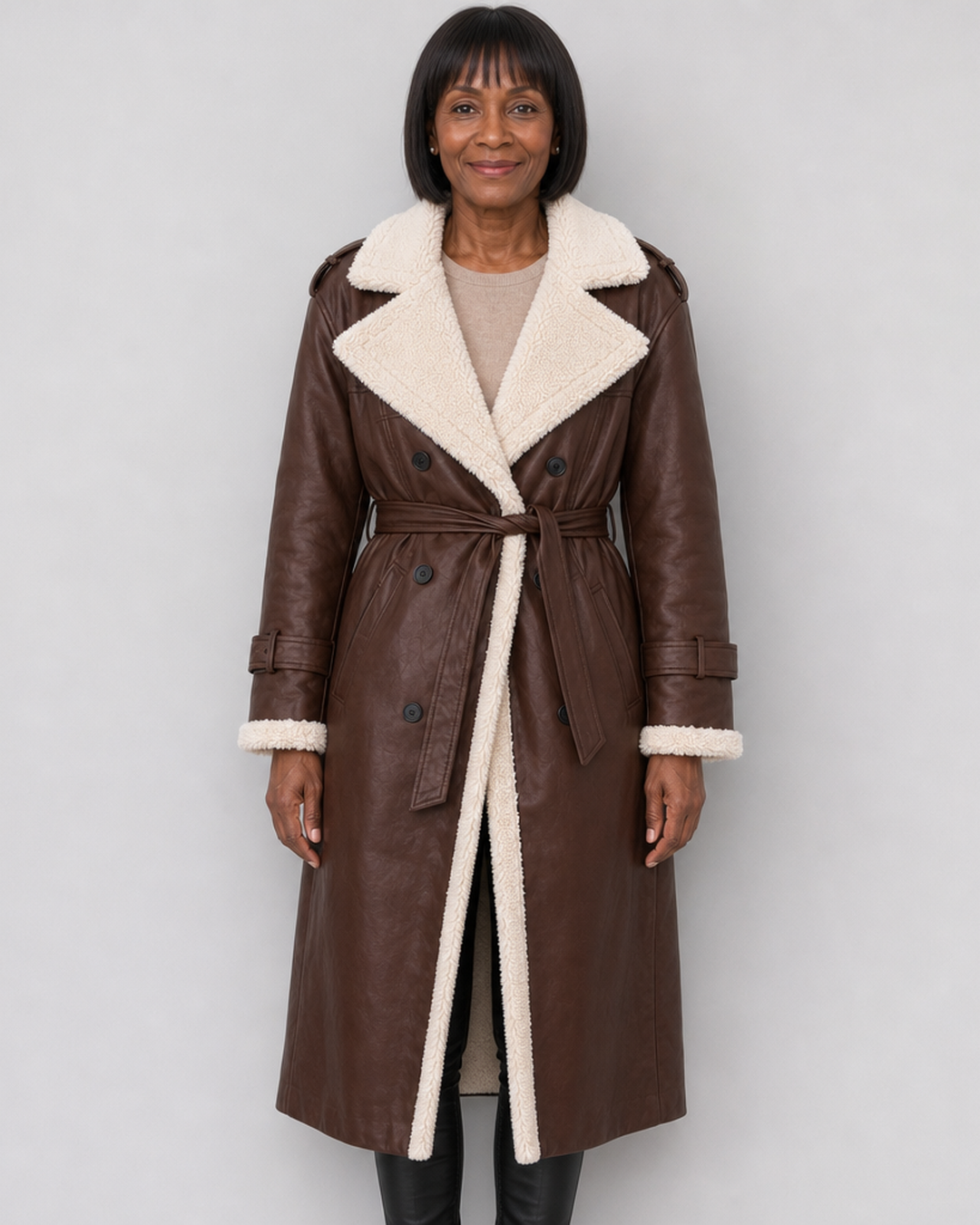 Yvette | Teddy-lined Trench Coat