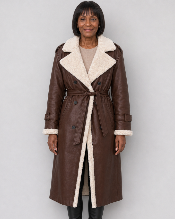 Yvette | Teddy-lined Trench Coat