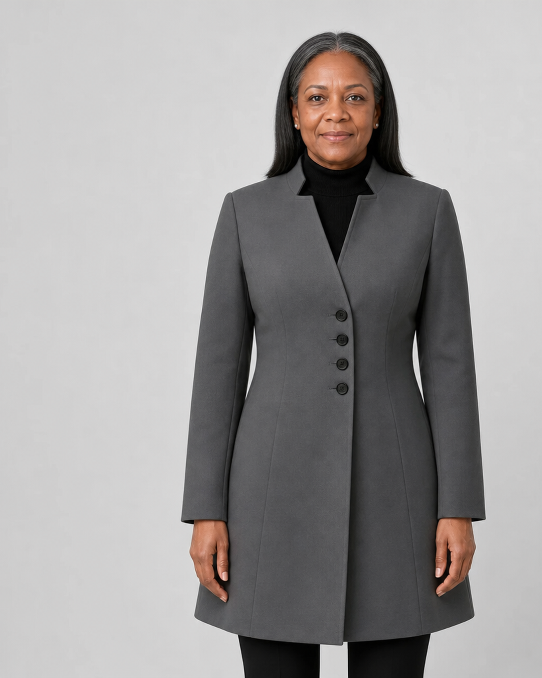 Indira in Dark Gray
