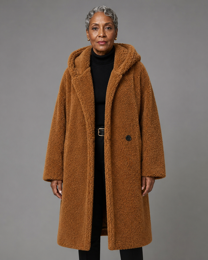 Roxanne | Long Teddy Coat