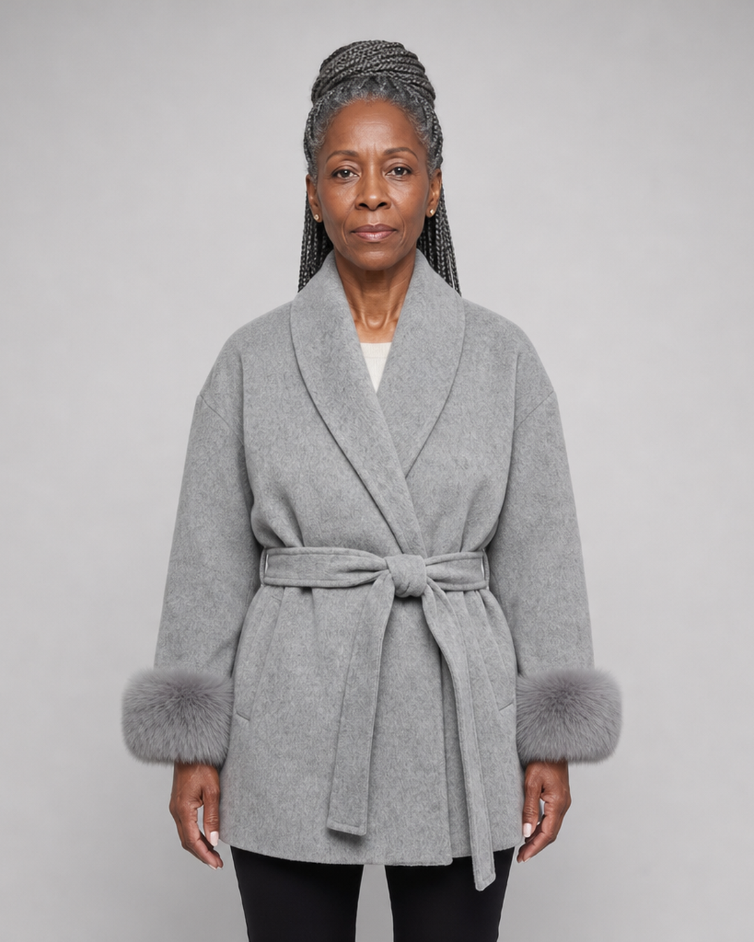 Mireille in Gray