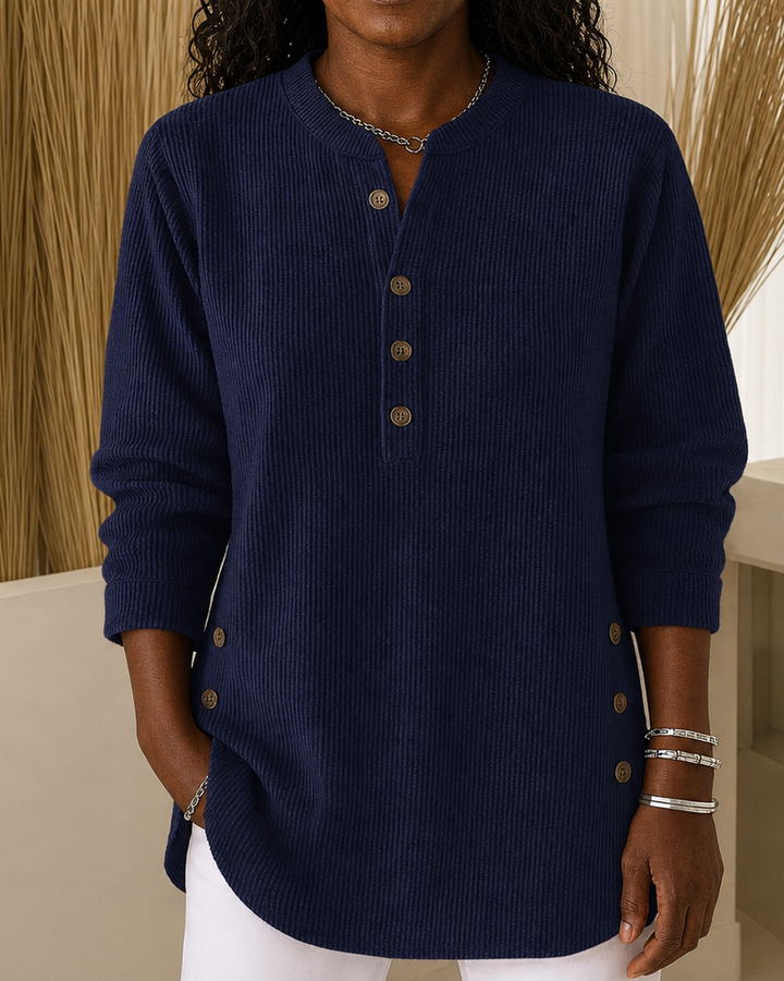 Neva | Button Henley Tunic