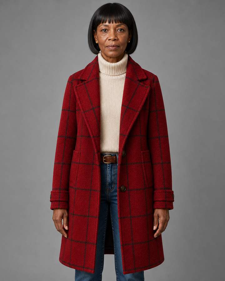 Bethany | Classic Checkered Coat