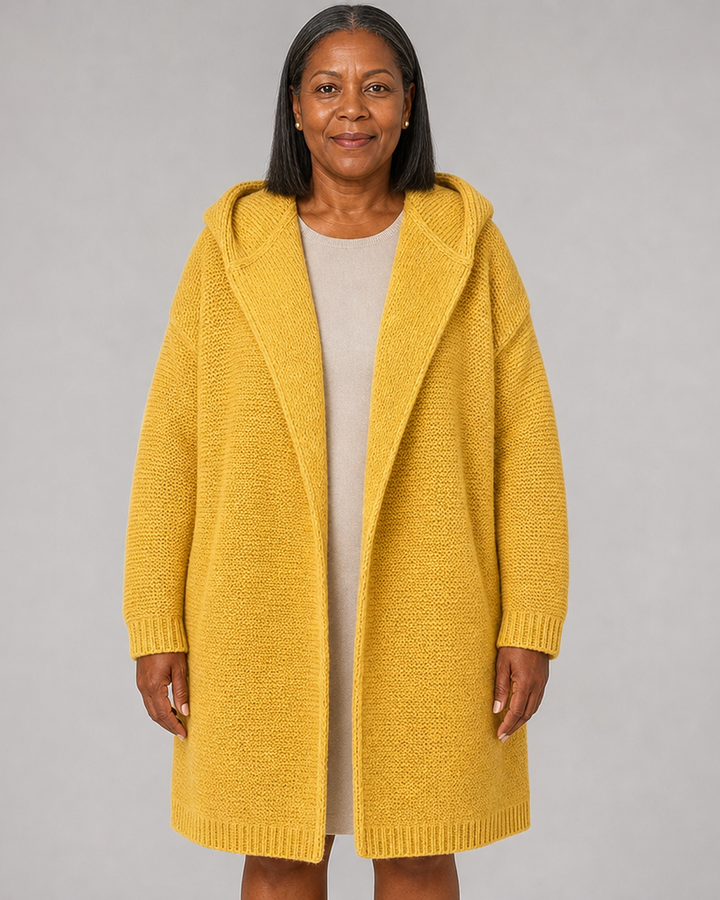 Jillian | Oversized Hooded Cardigan Coat