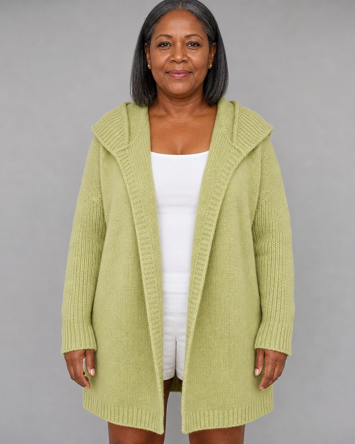 Jillian | Oversized Hooded Cardigan Coat
