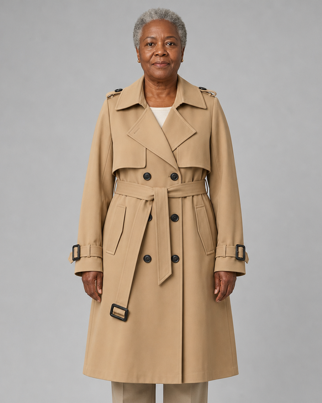 Natalia | Classic Long Trench Coat