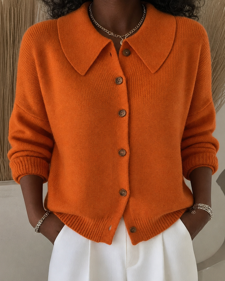Vespera | Button Collar Cardigan