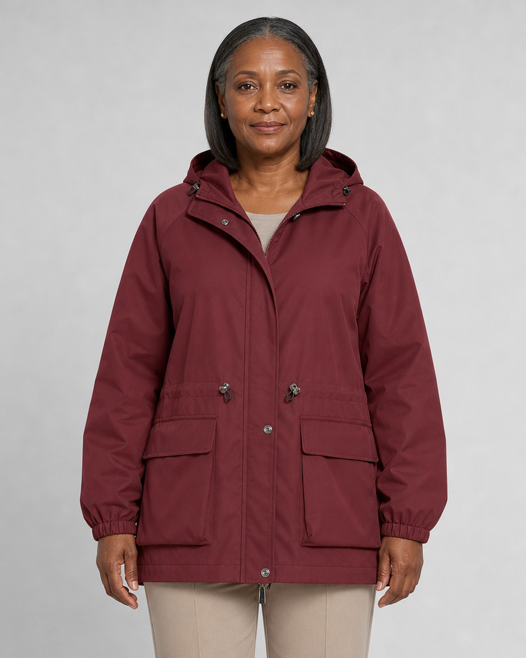Marianne in Wine Red