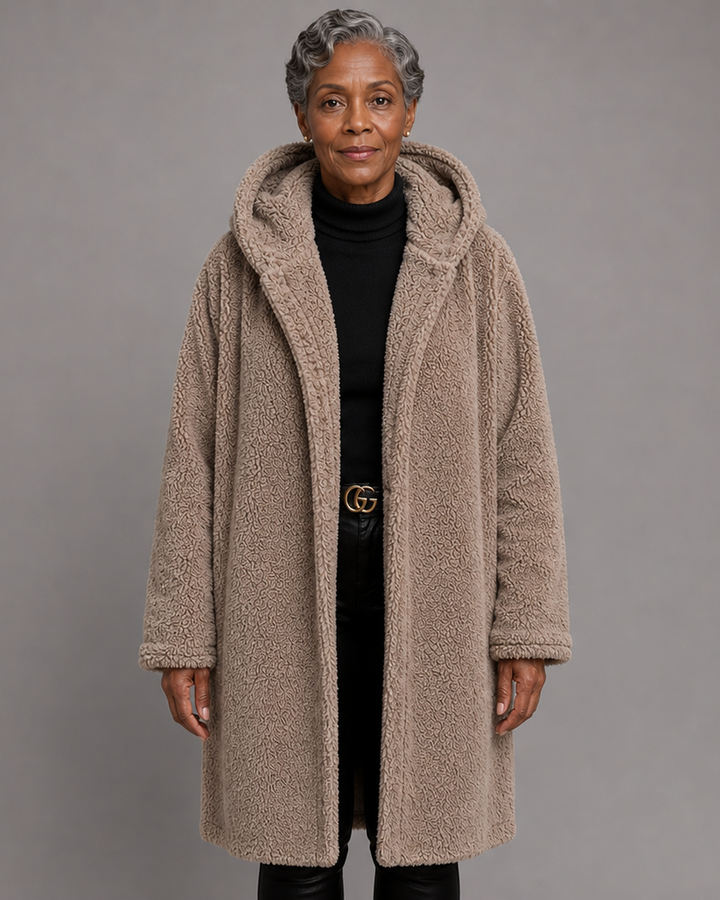 Roxanne | Long Teddy Coat