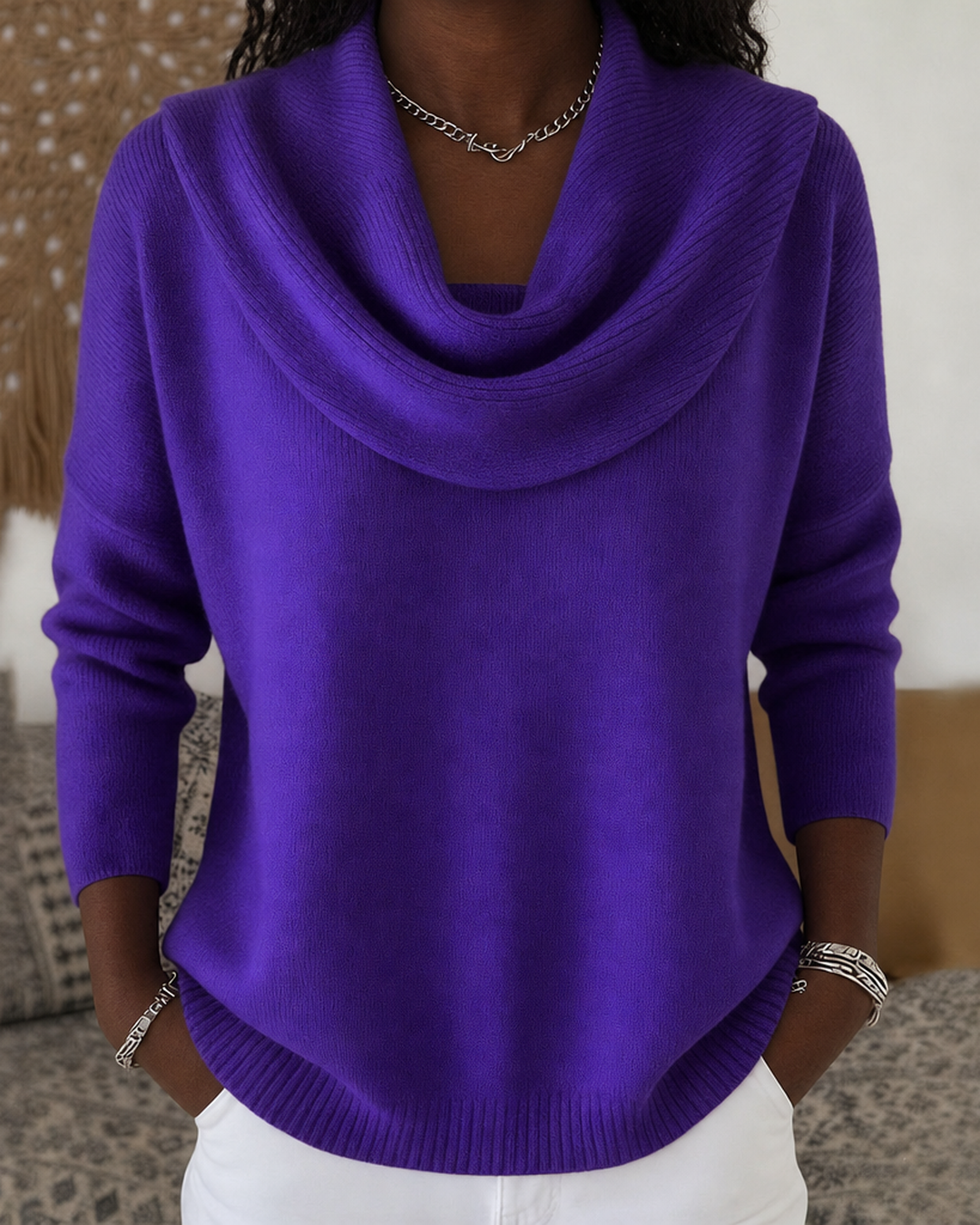 Juliette | Cowl Neck Sweater