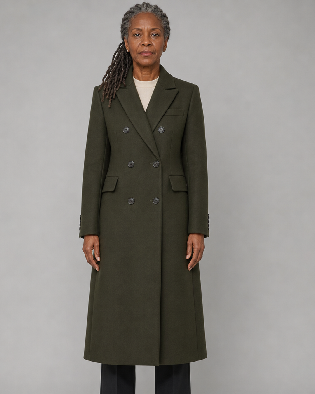 Nina in Dark Green