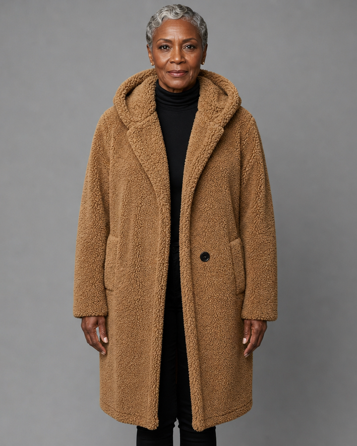 Roxanne | Long Teddy Coat