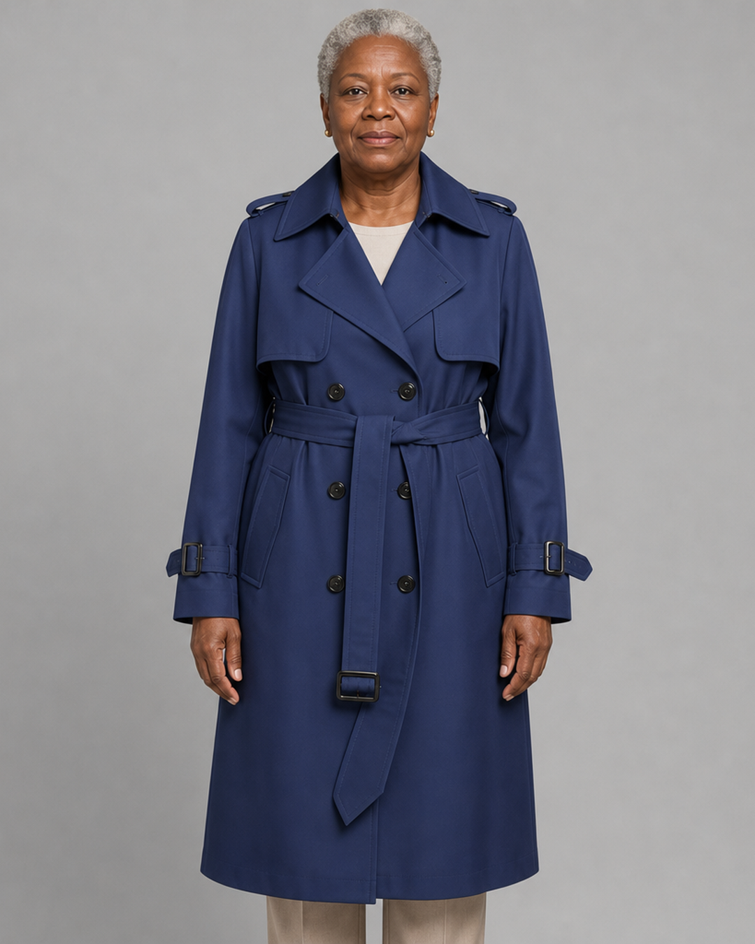 Natalia | Classic Long Trench Coat