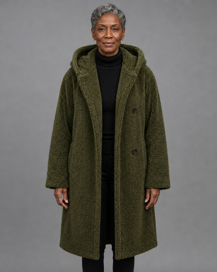 Roxanne | Long Teddy Coat