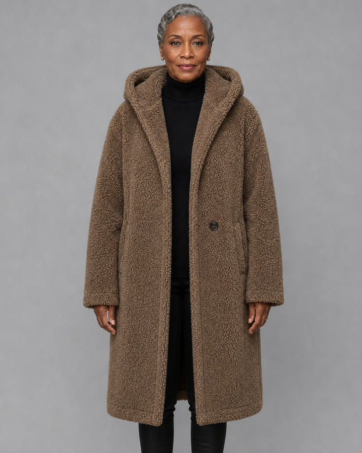 Roxanne | Long Teddy Coat