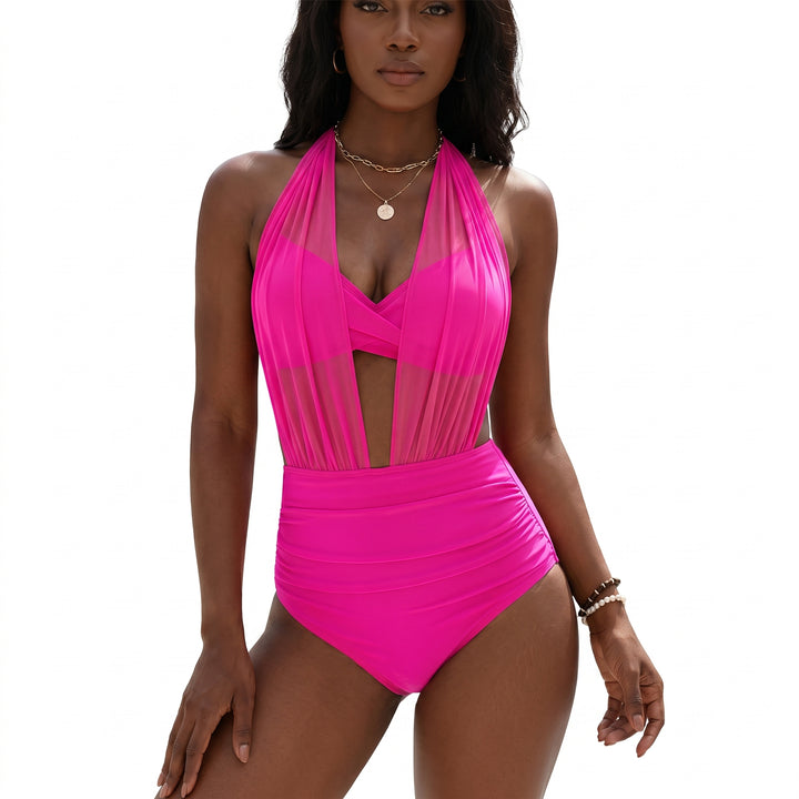 Aisha | Halter Neck Shaping Swimsuit