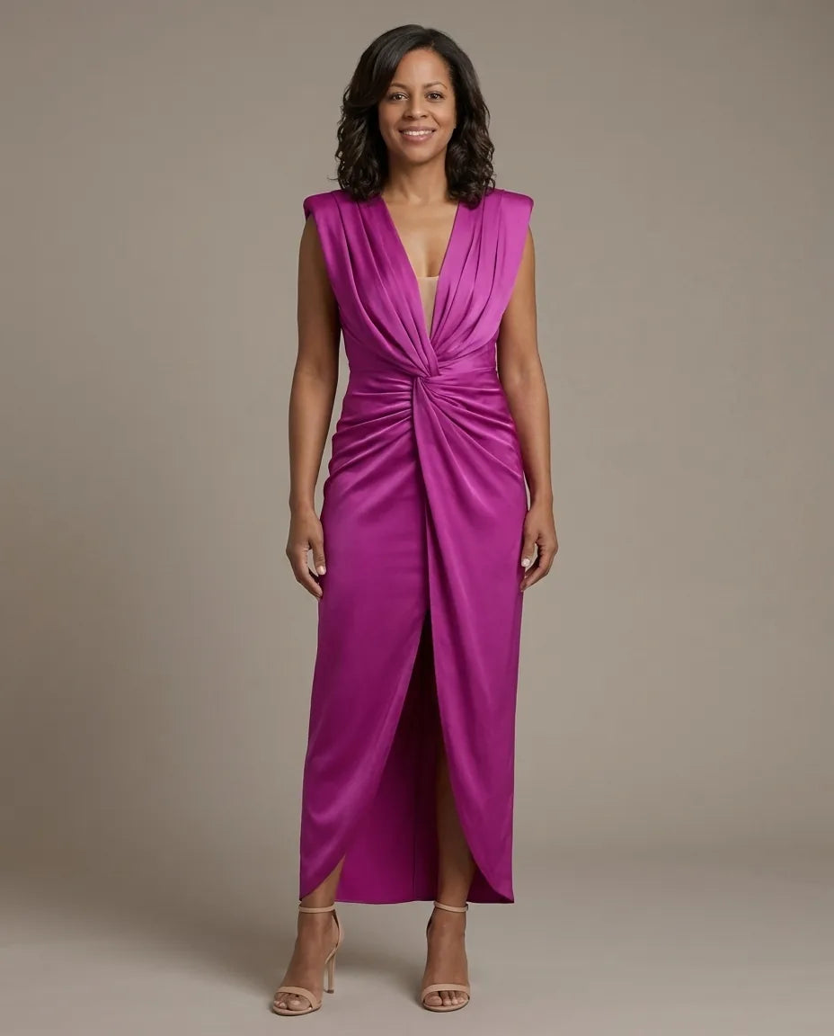 Adeline | Elegant Pleated Dress