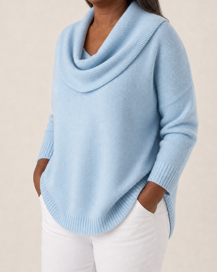 Joanna | Draped Neck Sweater