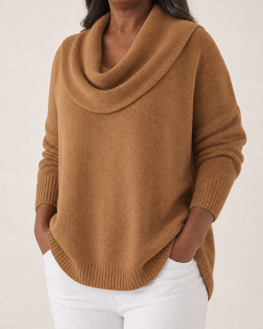Joanna | Draped Neck Sweater
