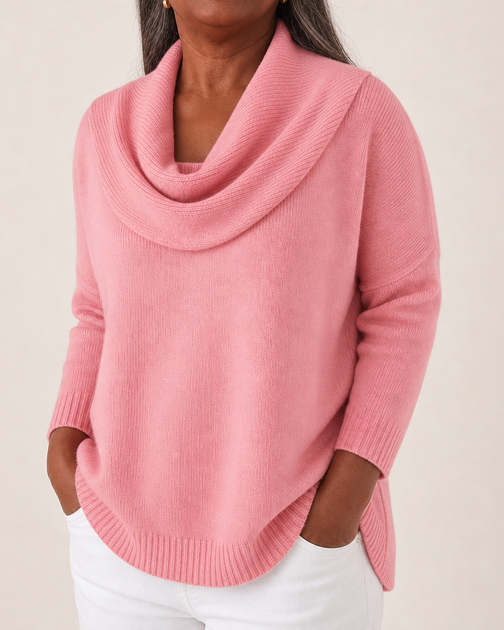 Joanna | Draped Neck Sweater