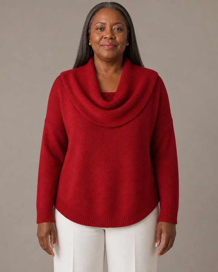 Joanna | Draped Neck Sweater
