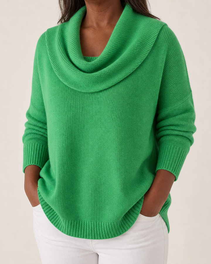 Joanna | Draped Neck Sweater