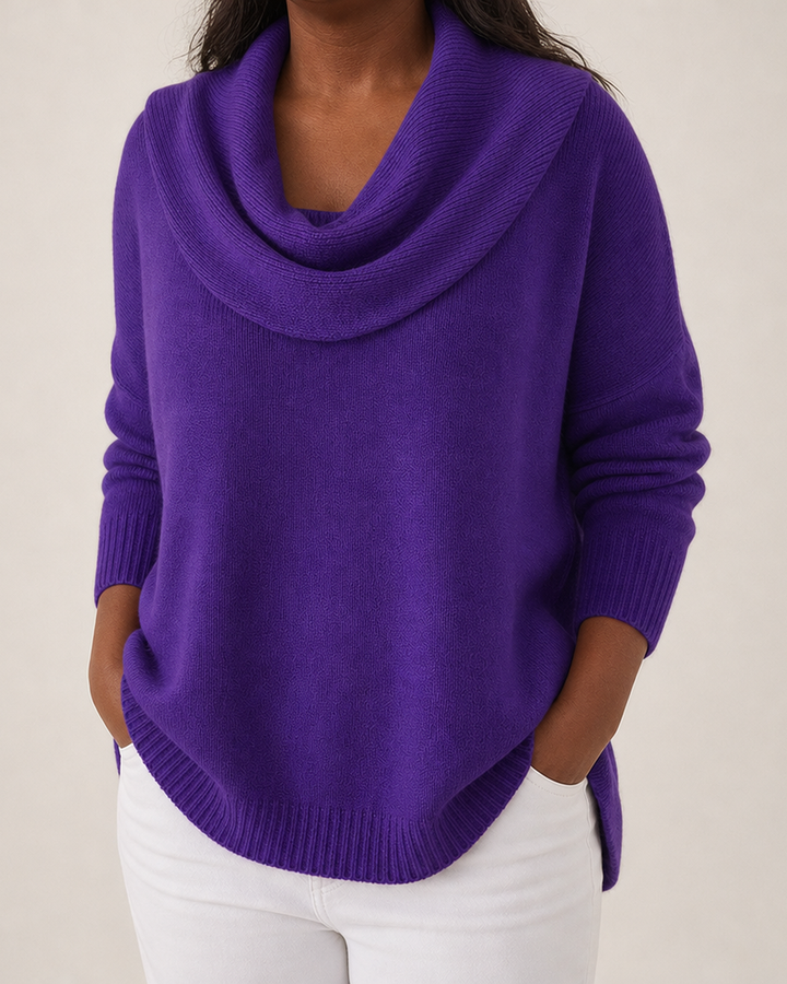 Joanna | Draped Neck Sweater