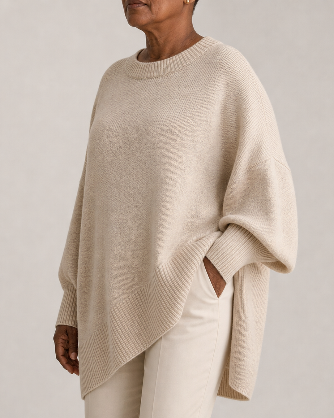 Freida | Oversized Crewneck Sweater