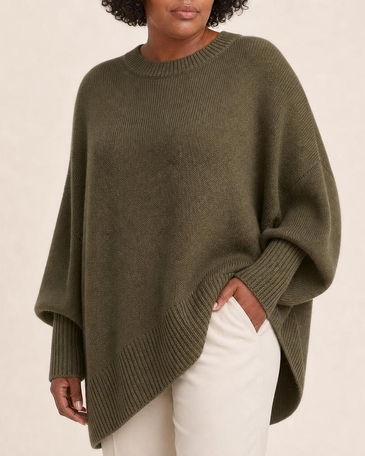 Freida | Oversized Crewneck Sweater