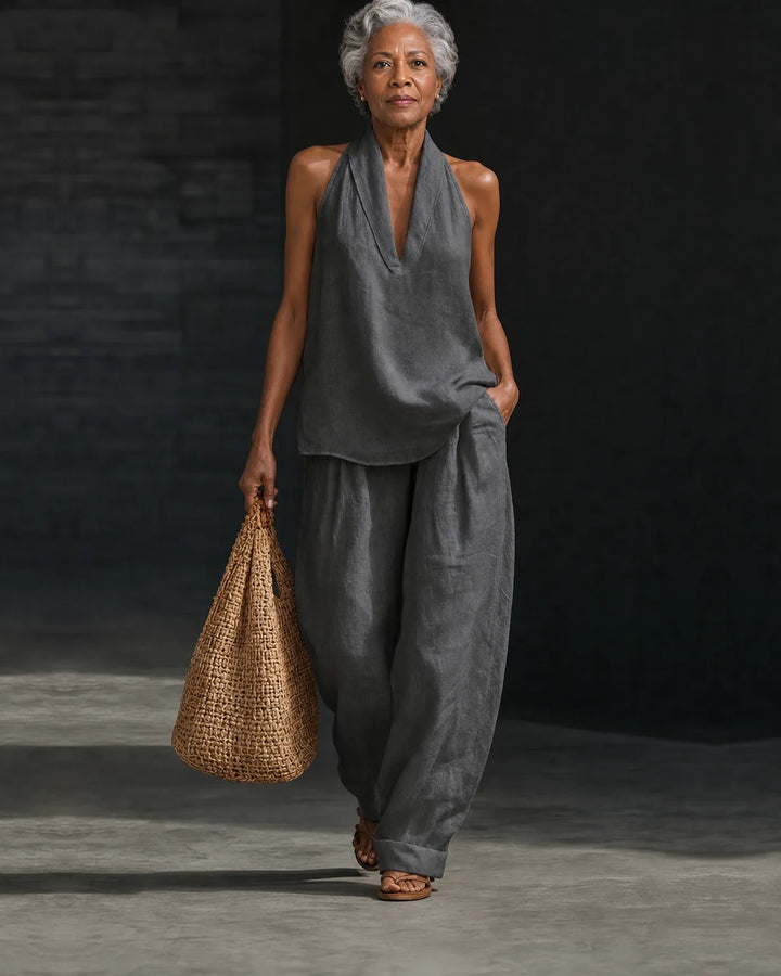 Cerys | Sleeveless Two-Piece Set