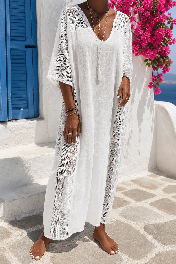 Dalila | Airy Lace-Trim Blouse