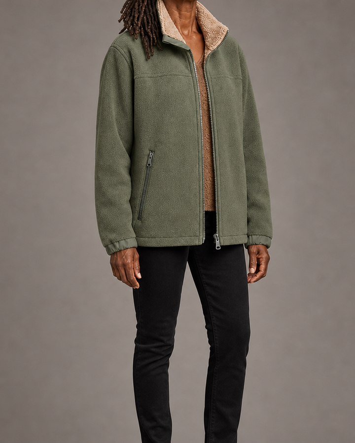 Grayson | Plush-Collar Zip Jacket