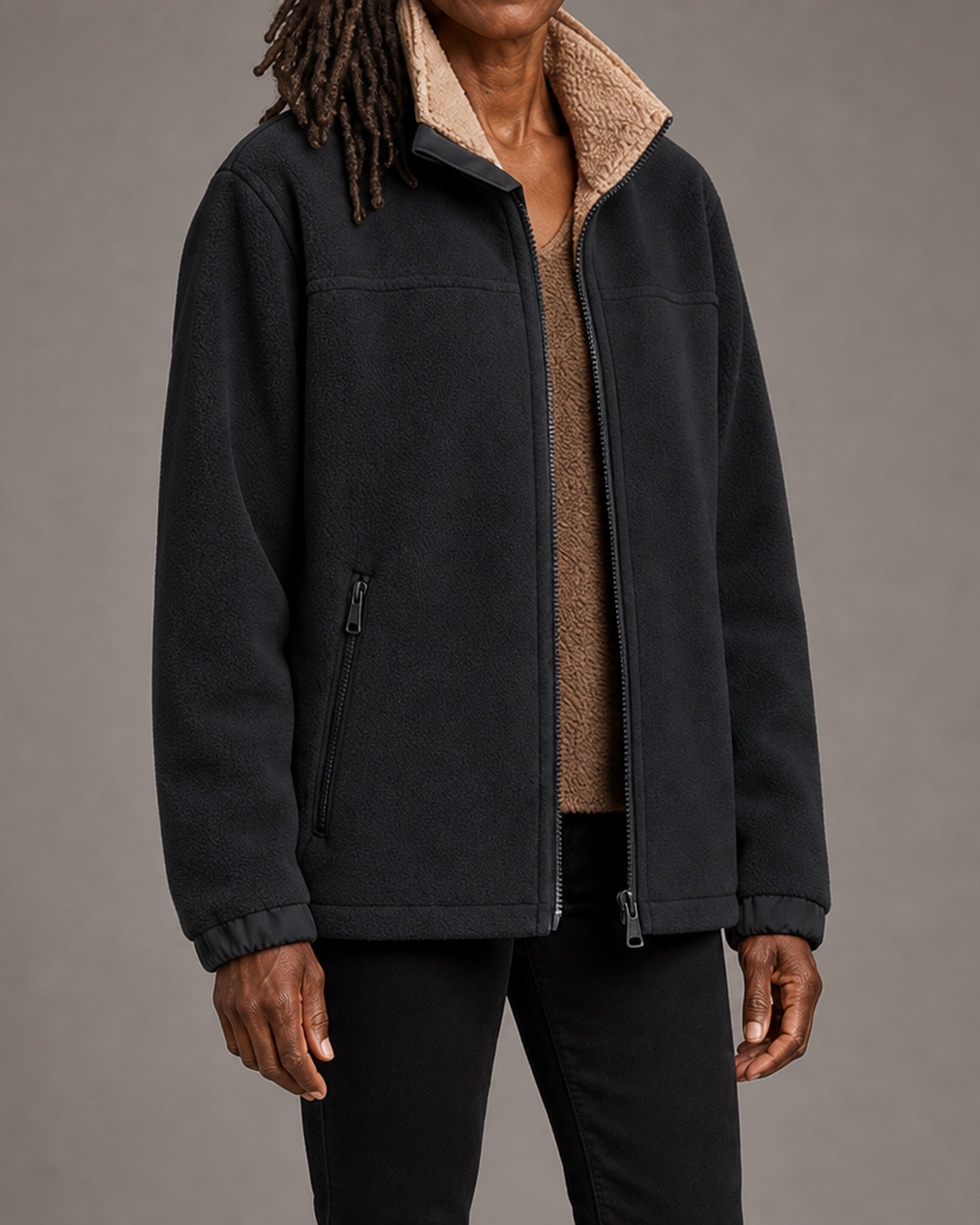 Grayson | Plush-Collar Zip Jacket