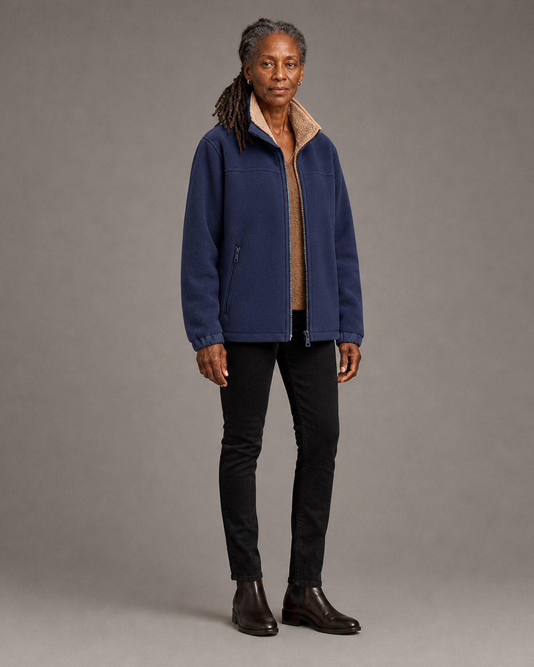 Grayson | Plush-Collar Zip Jacket