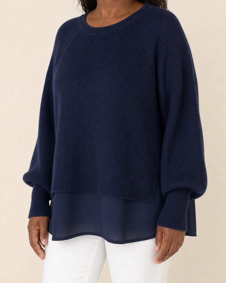 Justine | Two Piece Effect Sweater